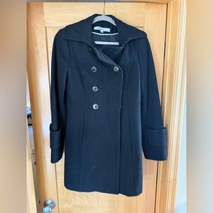 Alfani Elegant Black Pea Coat for Women